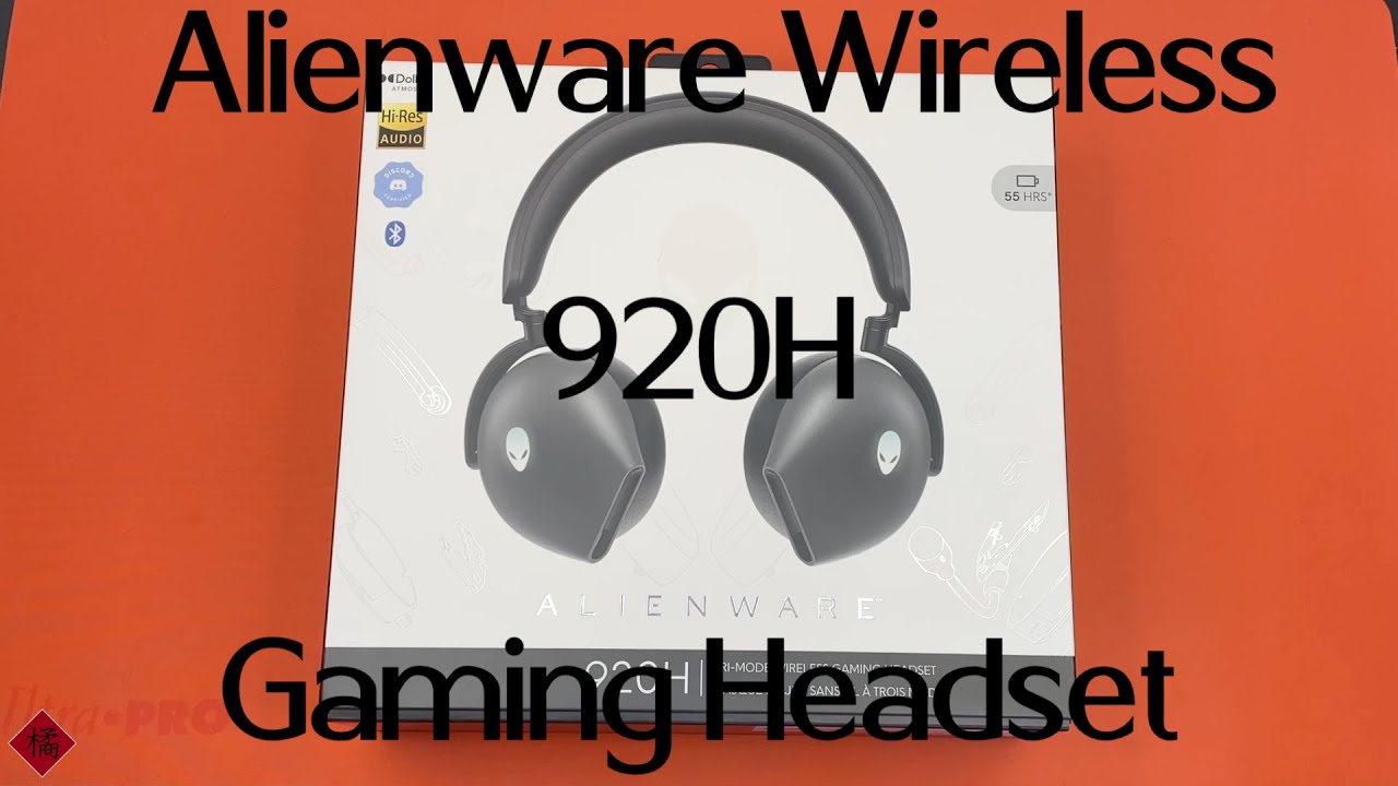 Alienware Wireless 920H Gaming Headset Unboxing - YouTube