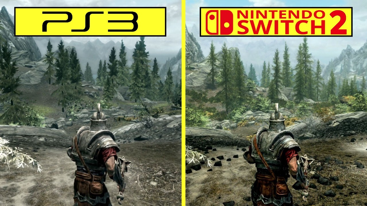 Skyrim PS3 vs Switch 2 – 14 Years of Graphics Evolution | Graphics
