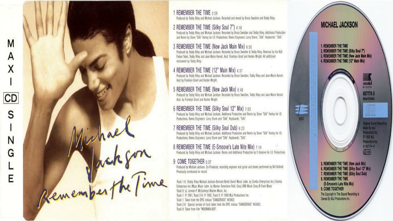 Michael Jackson - Remember The Time (Maxi Single) 06. Remember The