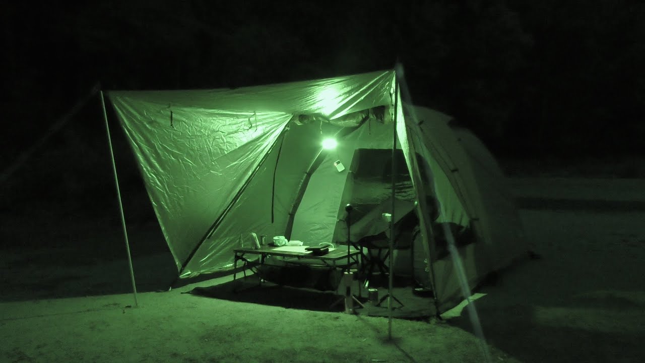 まさかの完ソロV2ベージュでソロキャンプ【V2セール告知】 - YouTube