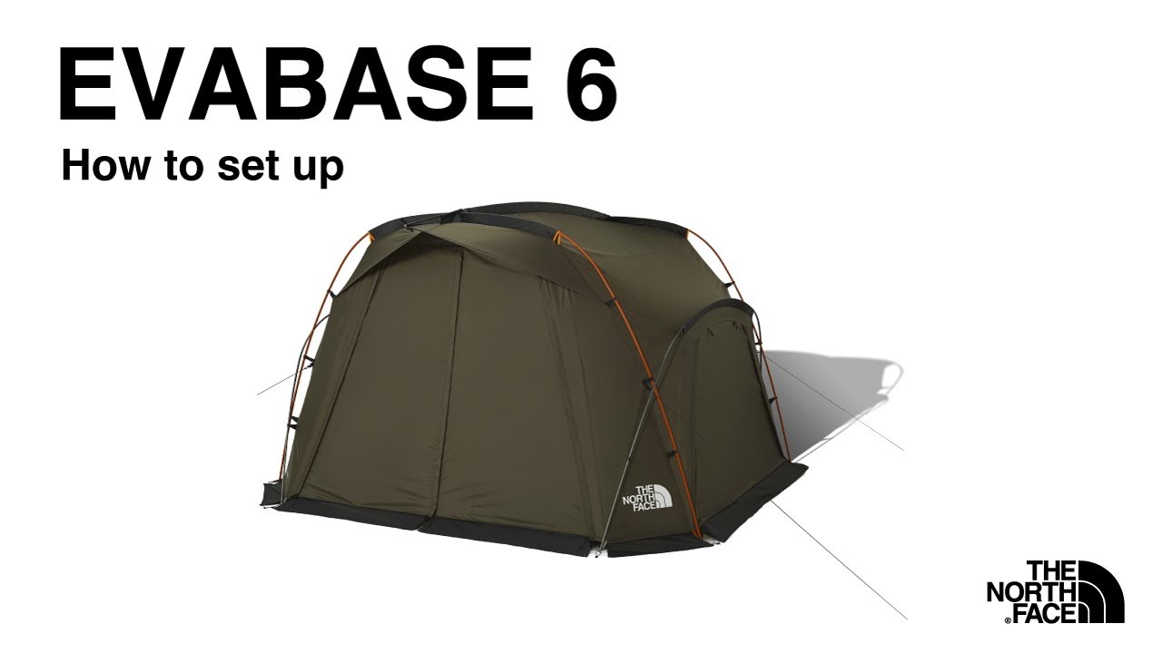 The North Face | EVABASE 6 / How to set up - YouTube
