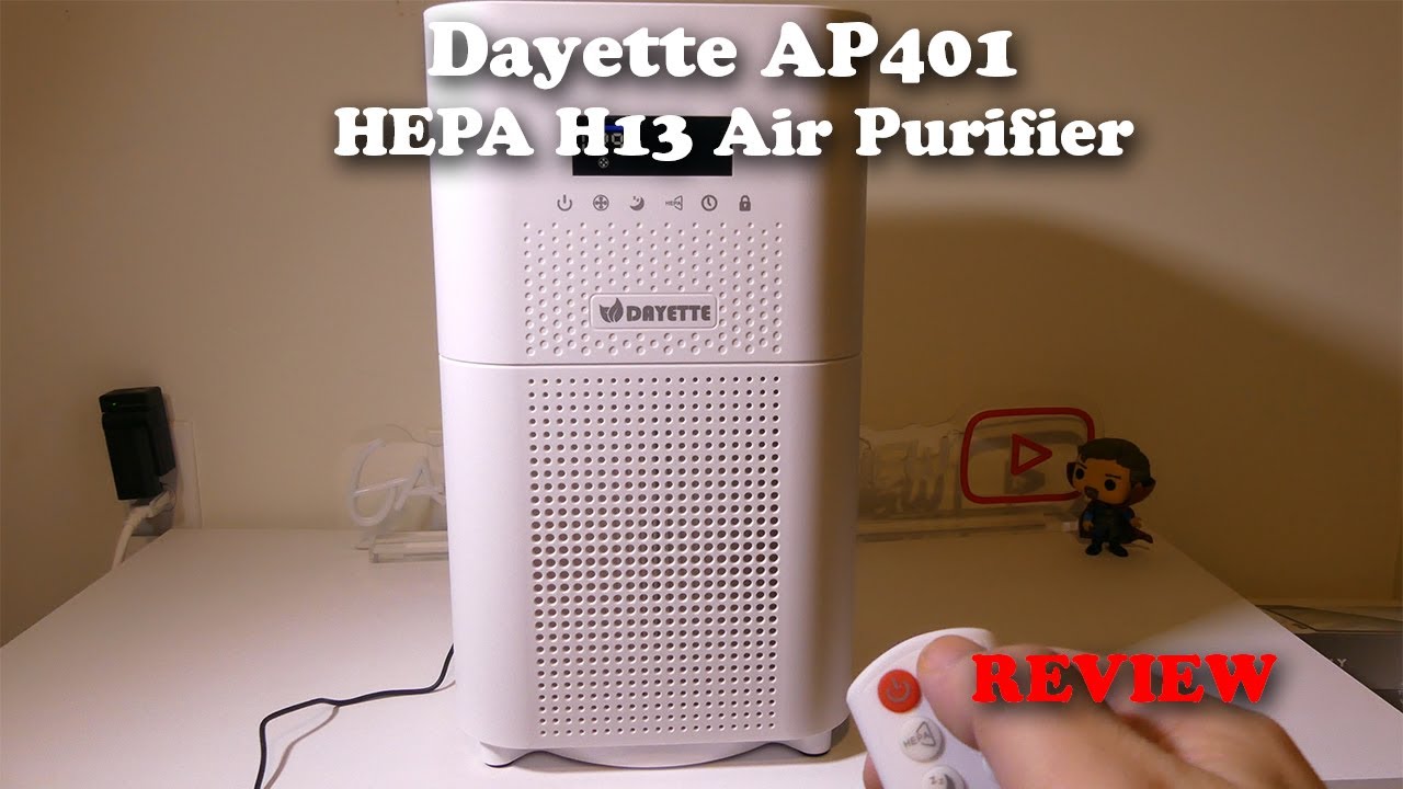 Dayette AP401 HEPA Air Purifier REVIEW - YouTube