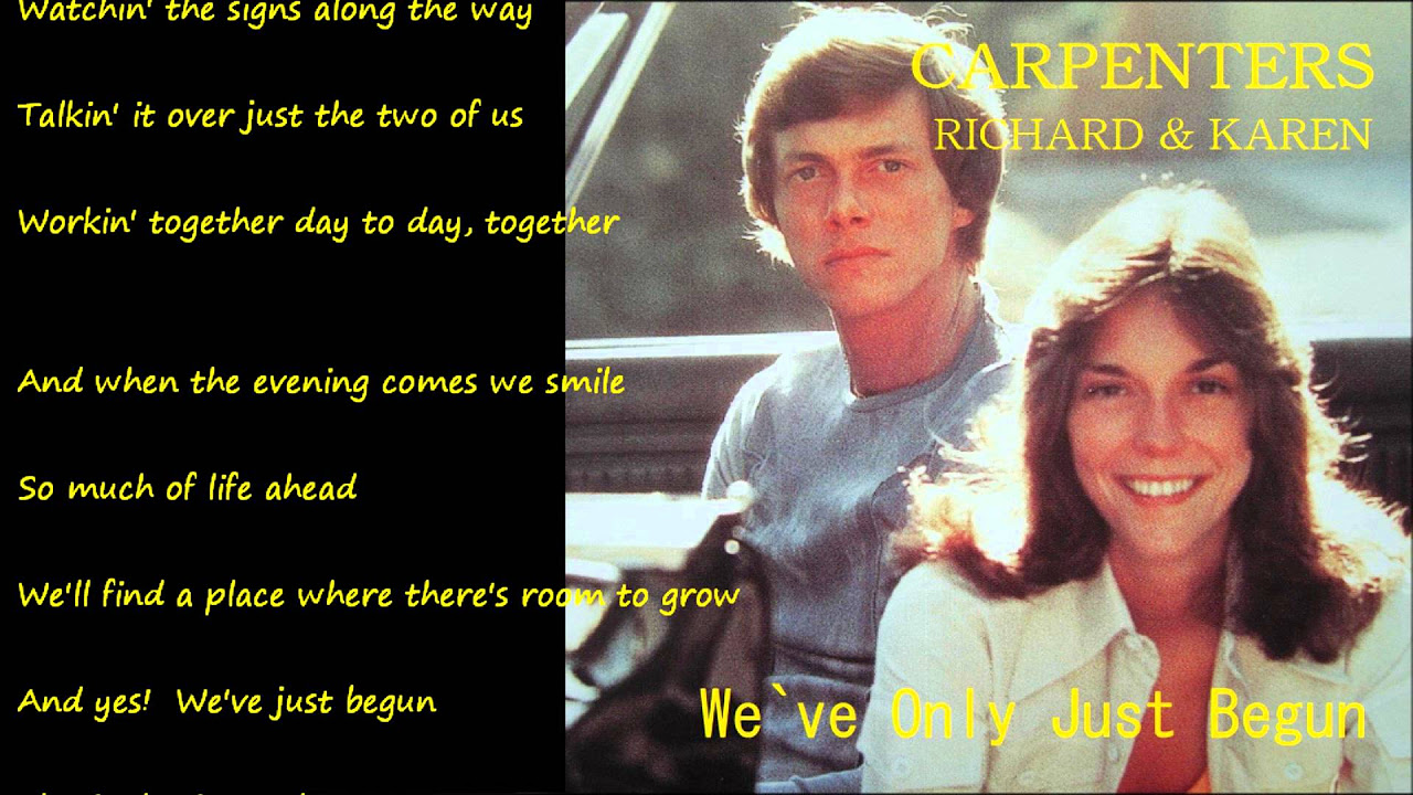 We`ve Only Just Begun (愛のプレリュード) ／ CARPENTERS - YouTube