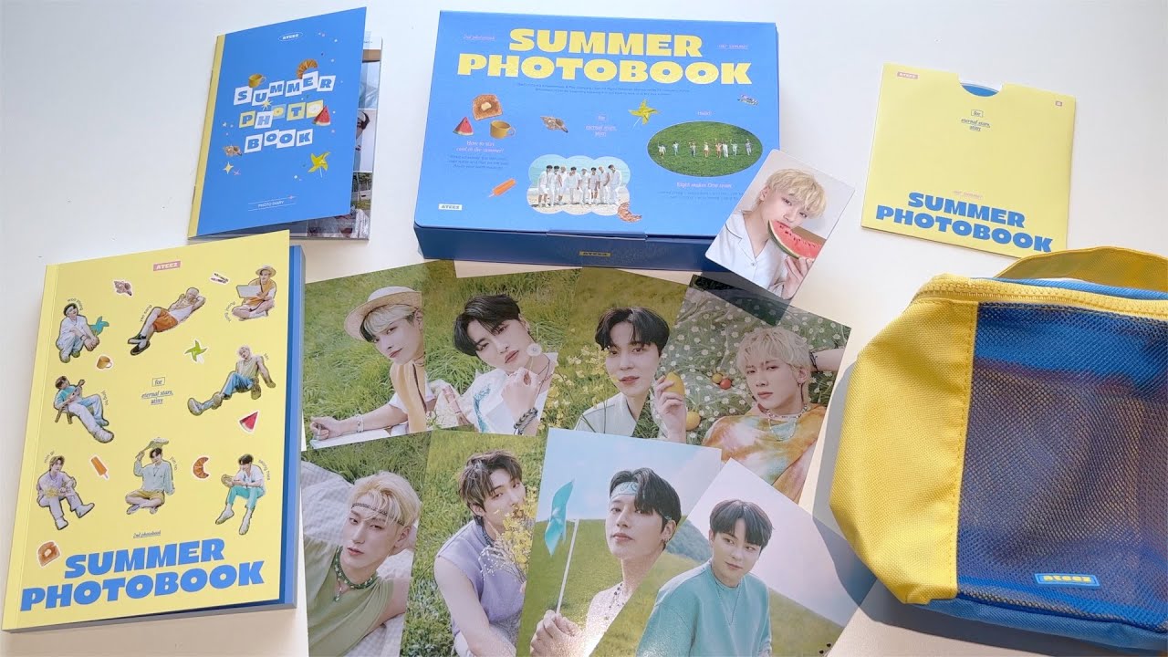 ATEEZ 2022 Summer Photobook Full Unboxing & Details ☆ - YouTube