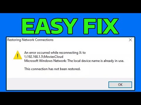 How To Fix The Local Device Name is Already in Use Error - YouTube
