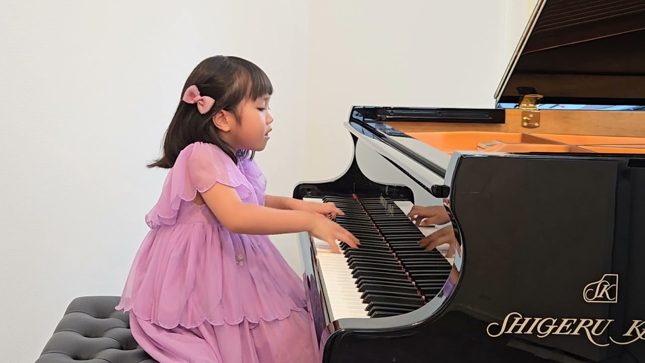 6歳年長】 J.S.Bach/Invention No.14 in B-flat Major BWV785 J.S.