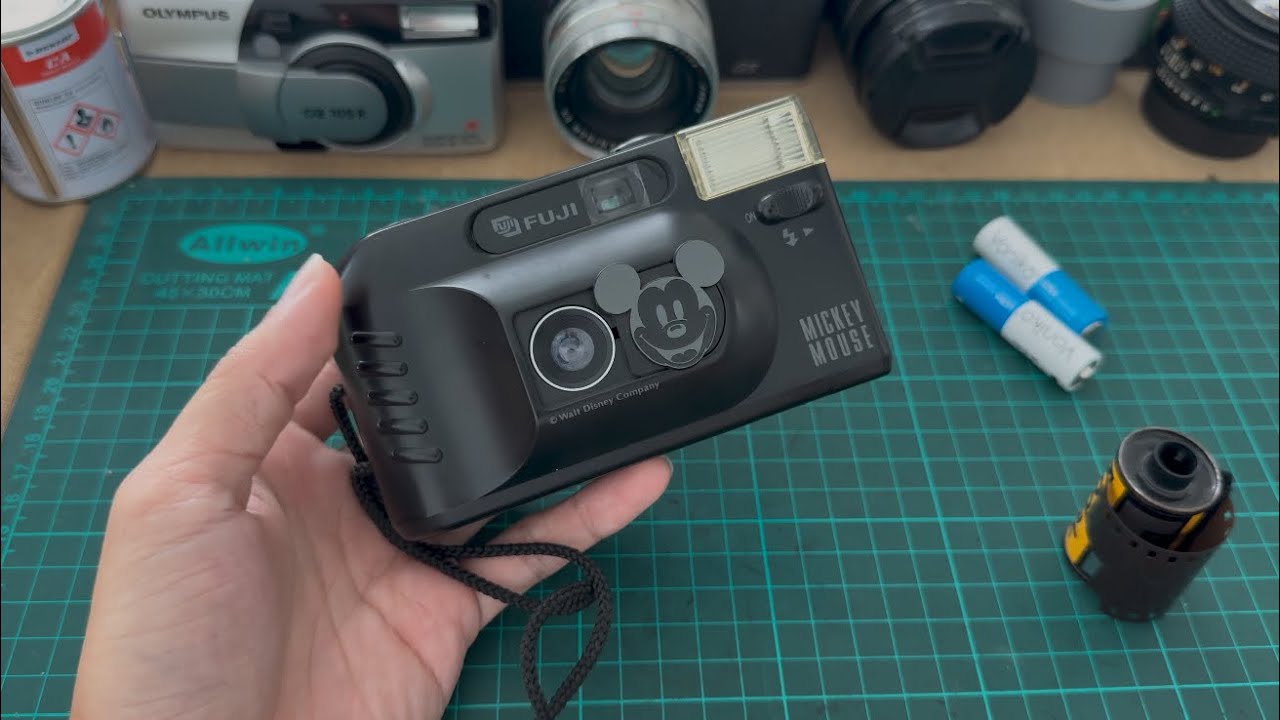 ディズニー・ミッキーマウス]富士フィルム、カメラ、DL-7、1989年製 30