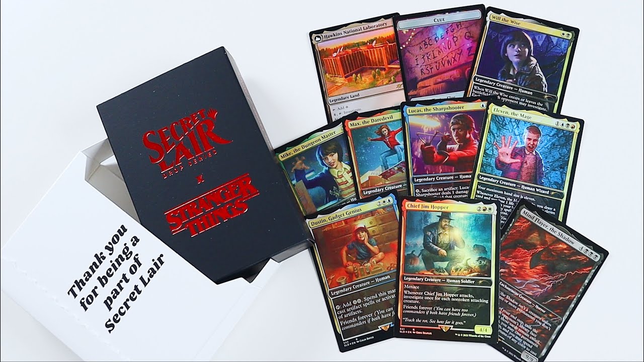 Magic: The Gathering TCG / CCG - Secret Lair X Stranger Things