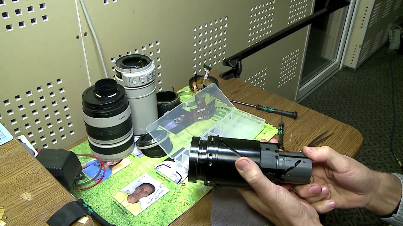 Canon EF 28-300mm f/3.5-5.6 L IS USM Disassemble - YouTube