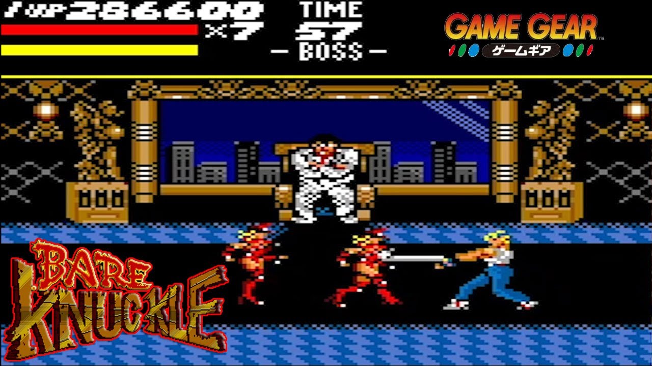 Game Gear ベア ナックル / Bare Knuckle - Full Game - YouTube
