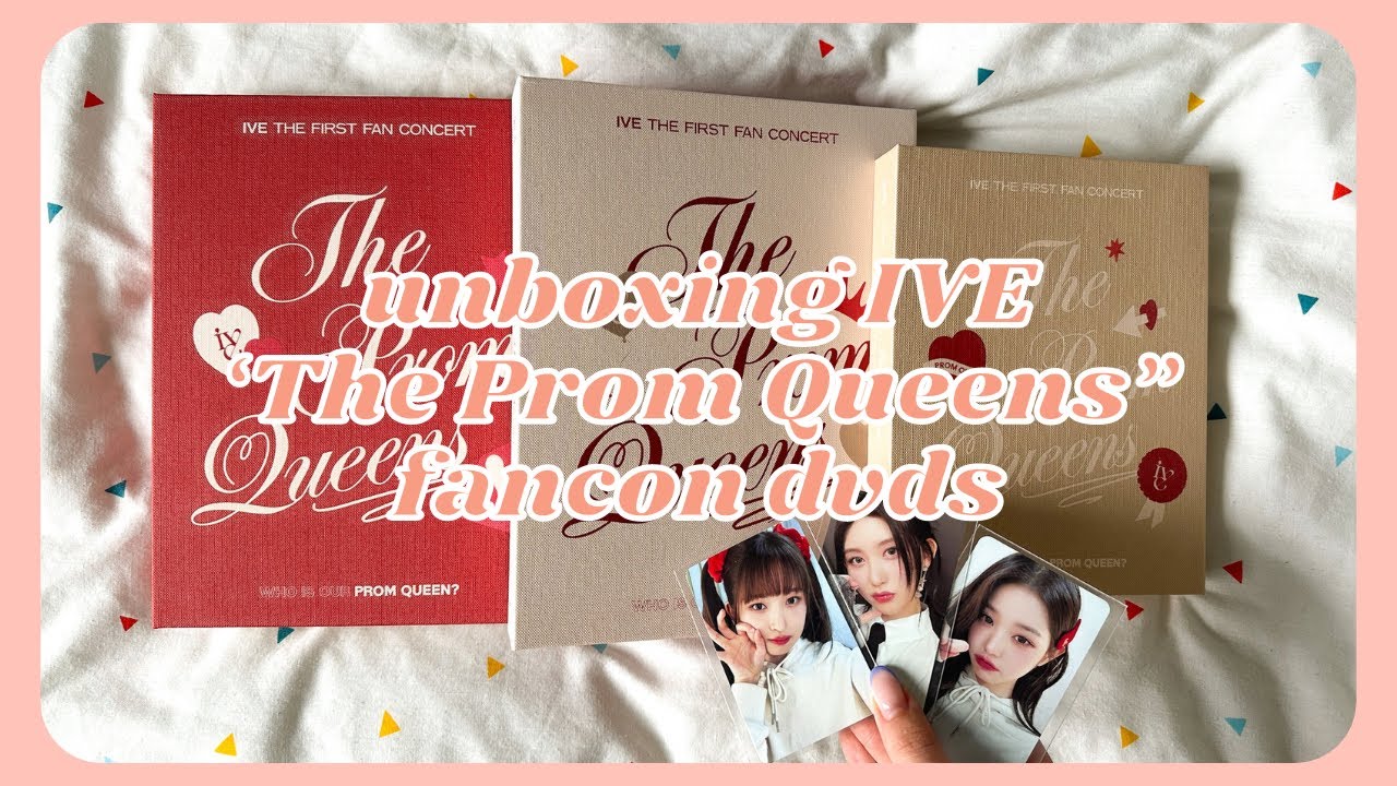 ✰ IVE 'THE PROM QUEENS' FANCON DVD UNBOXING ✰ all versions & all
