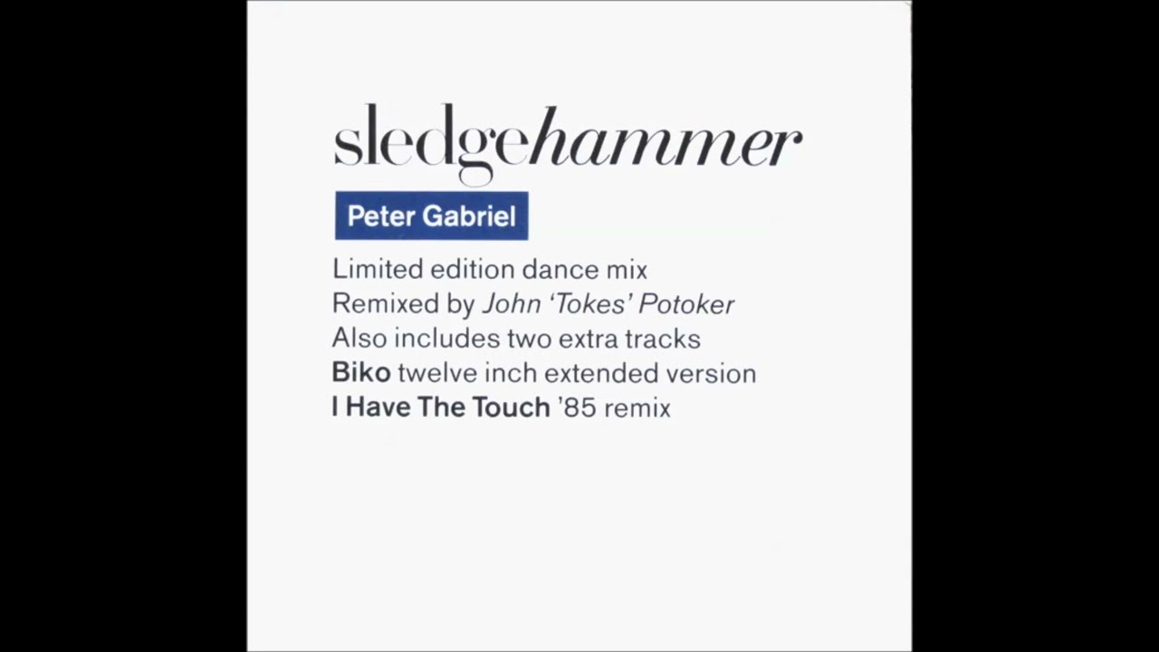 Peter Gabriel - Sledgehammer (Dance Mix) - Vinyl recording HD