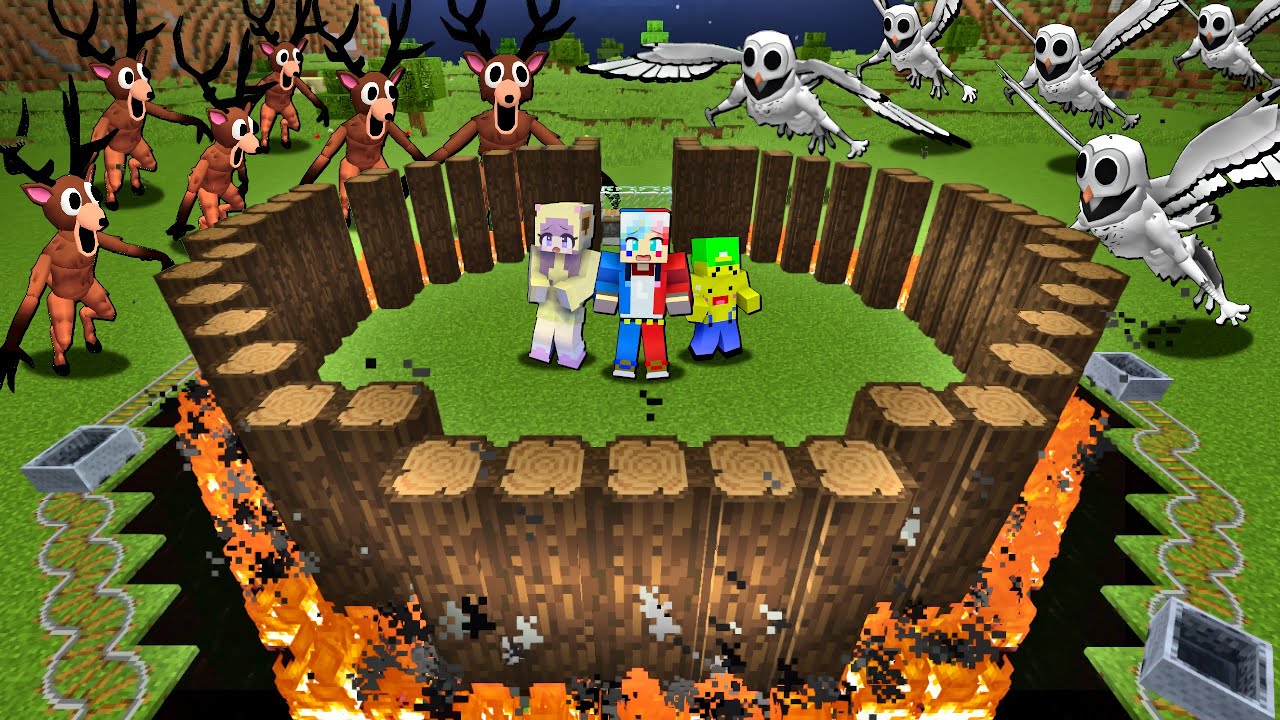 A large number of monsters in the 