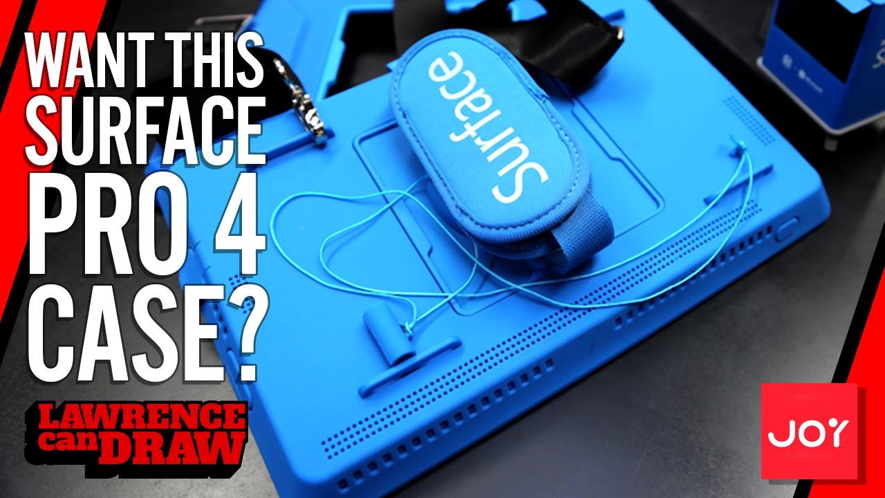 Joy Factoy Surface Pro 4 Case with hand grip - YouTube