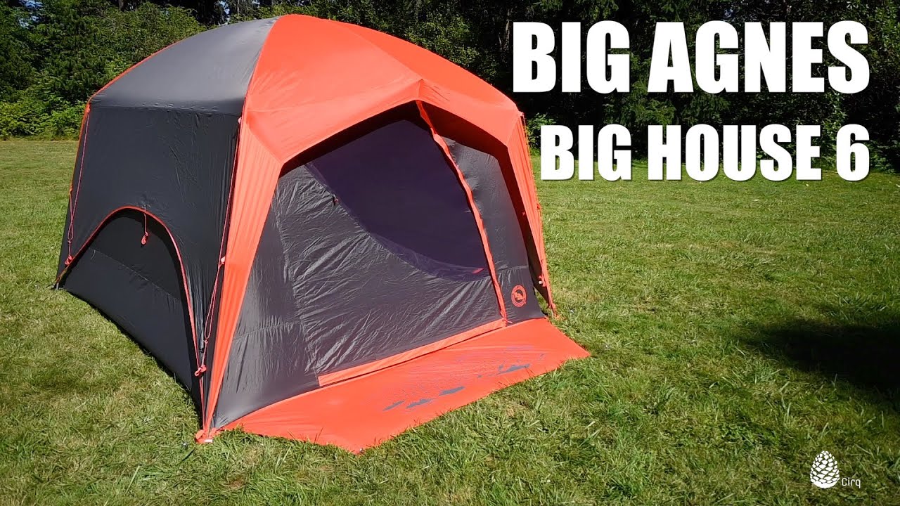 Big Agnes Big House 6 Tent Overview, Set Up, & Takedown - YouTube