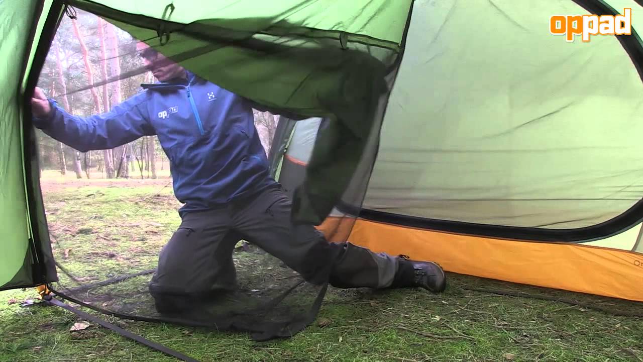Test Nigor Oriole 3 tunneltent, 2014 - YouTube