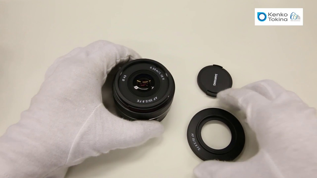 SAMYANG AF 35mm F2.8 FE 対応フィルターサイズに関して - YouTube