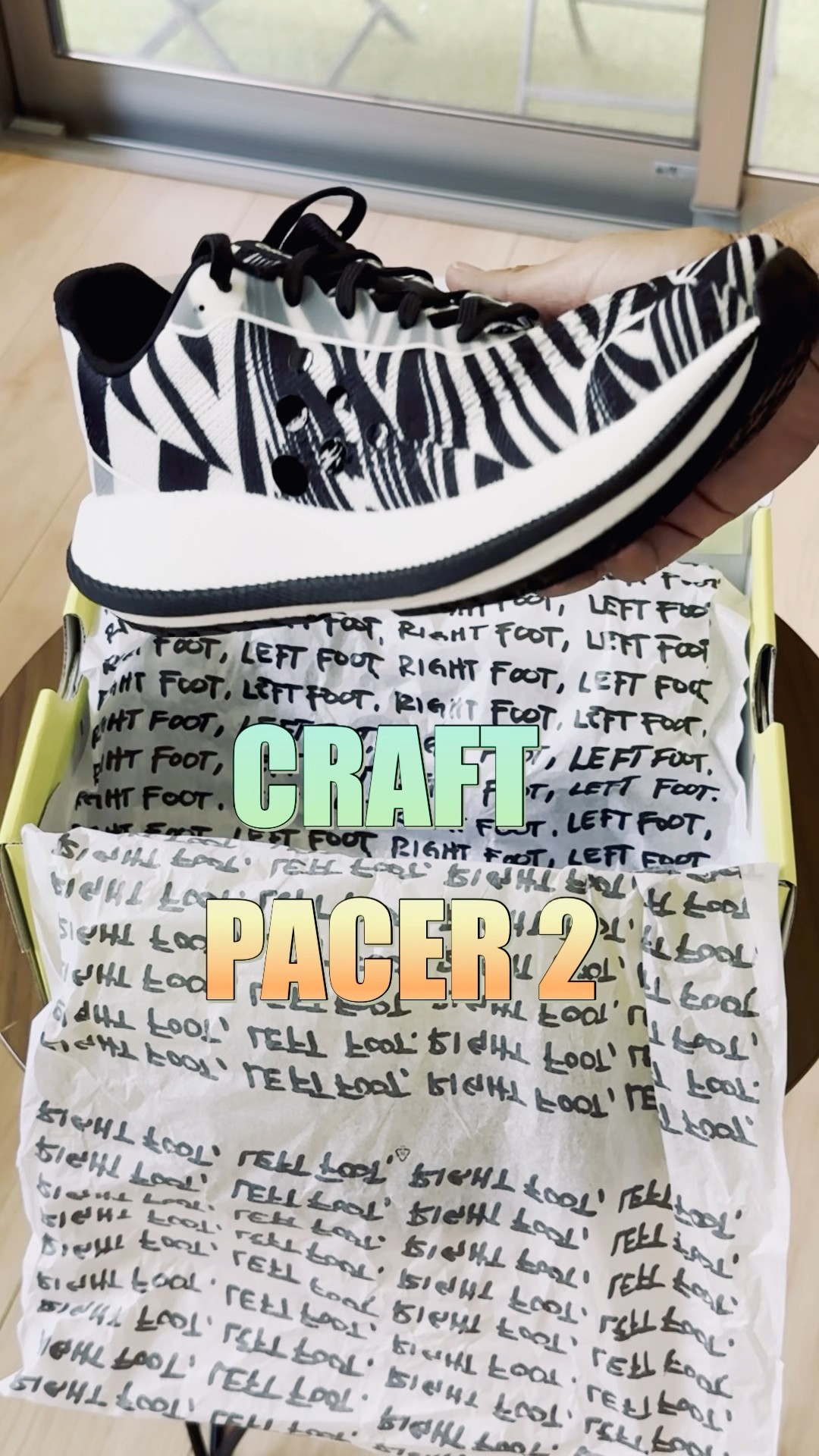 CRAFT PACER2 / 君はこのゼブラ柄テンポアップシューズを体感したか