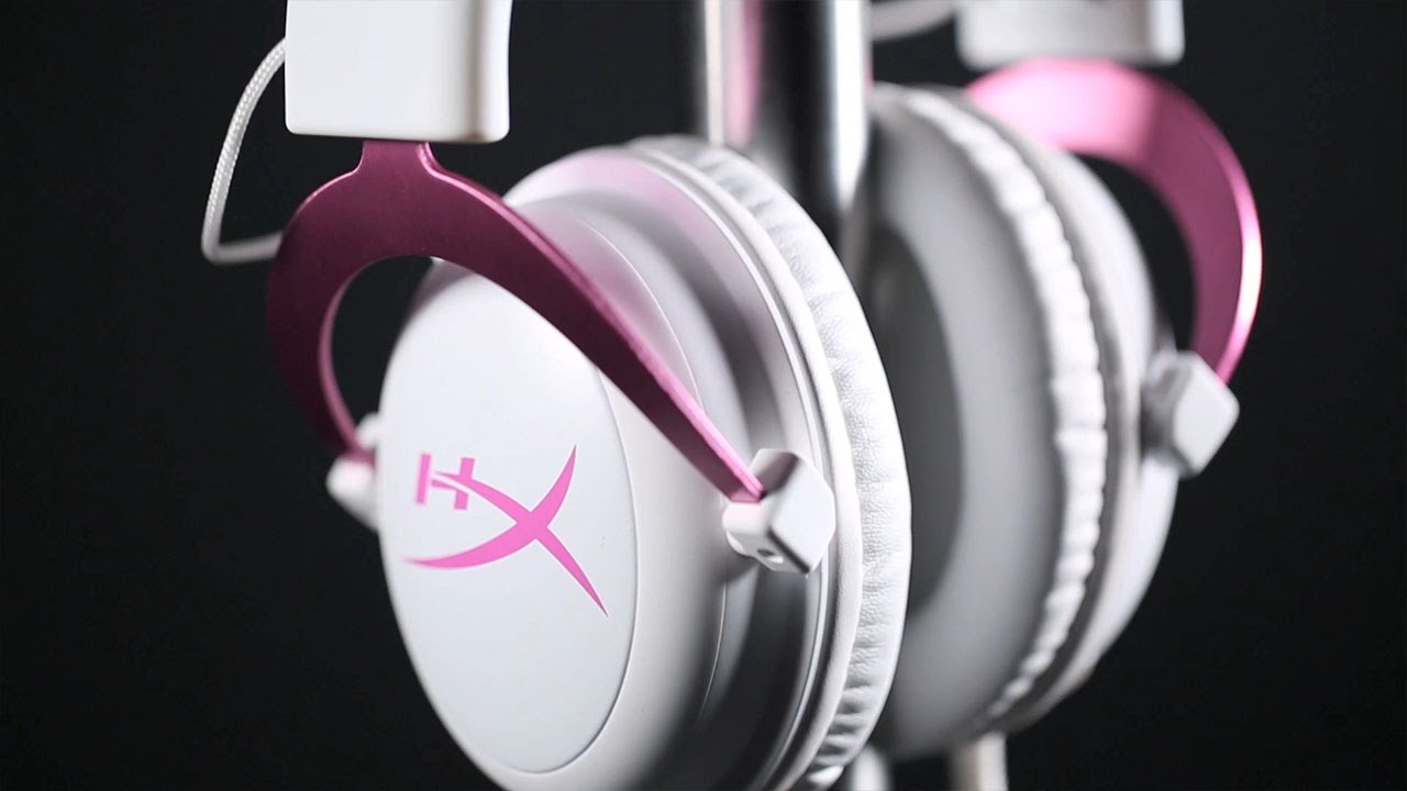 Pink Gaming Headset - HyperX Cloud II - YouTube