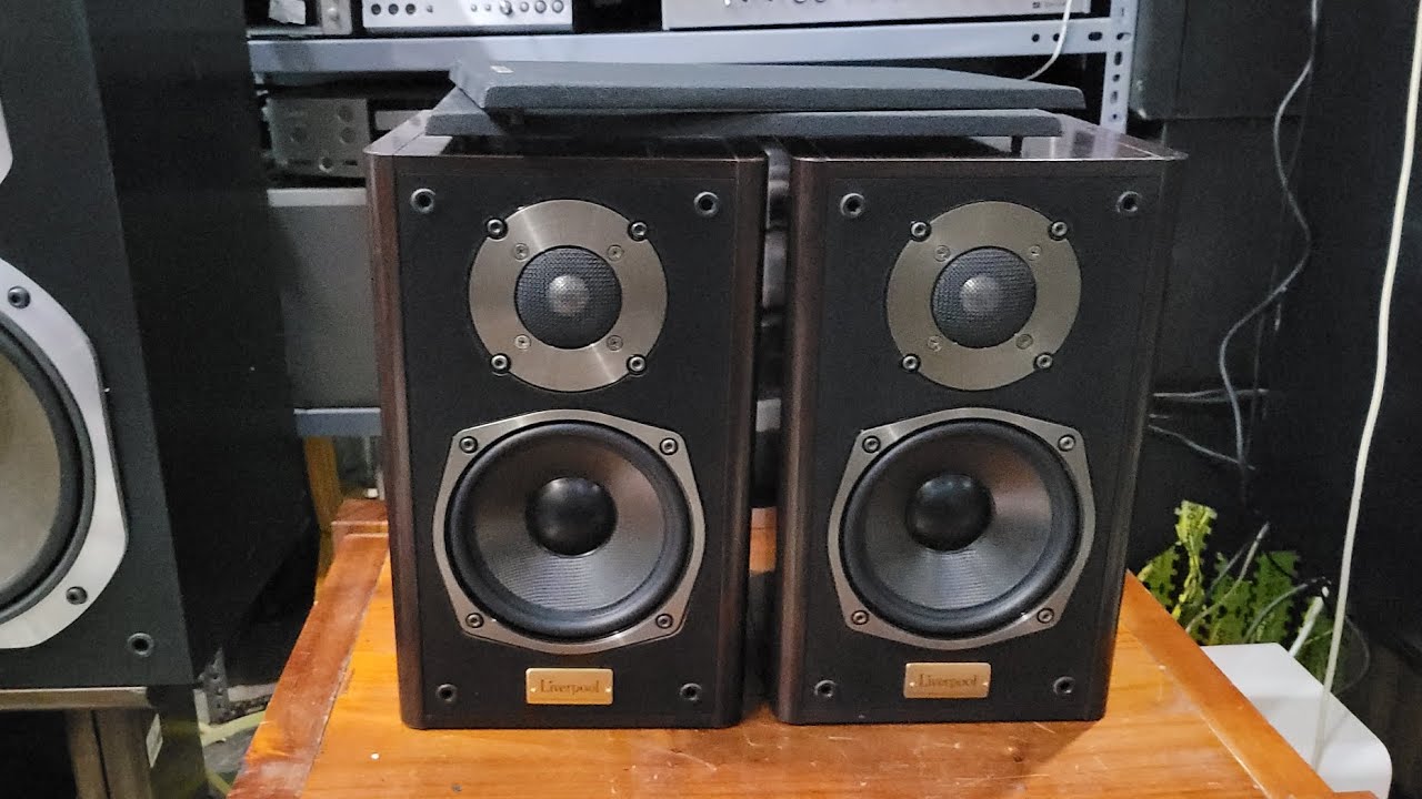 Onkyo D-200 Liverpool bookshelf speakers, VIP model with copper