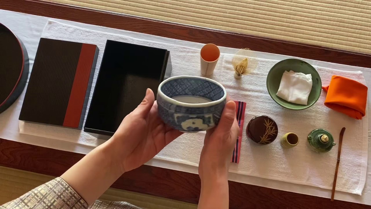 茶道点前の準備》茶箱点前 卯の花 Sadou [Japanese Tea Ceremony