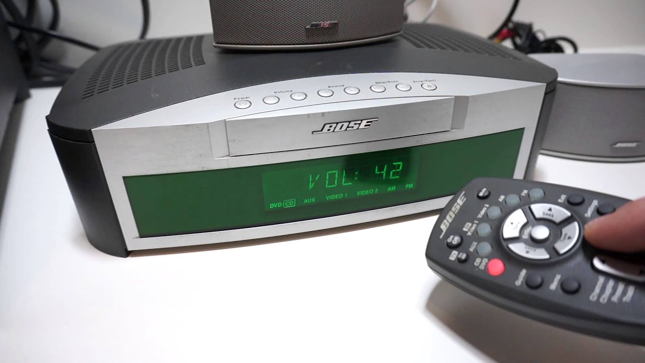 Bose Model AV3-2-1GS Media Center Demo - YouTube