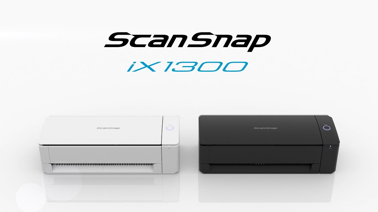 ScanSnap iX1300 機能紹介 - YouTube