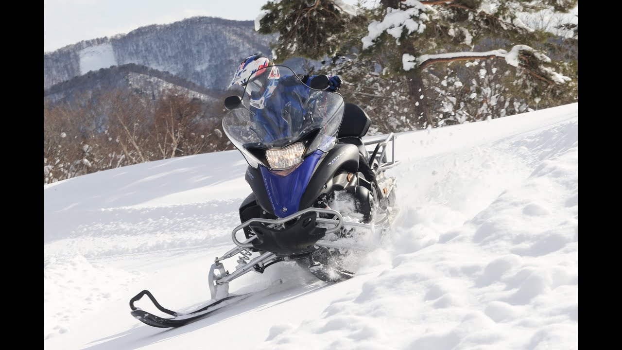ヤマハのスノーモビルで爆走してみた【VR動画】 - YouTube