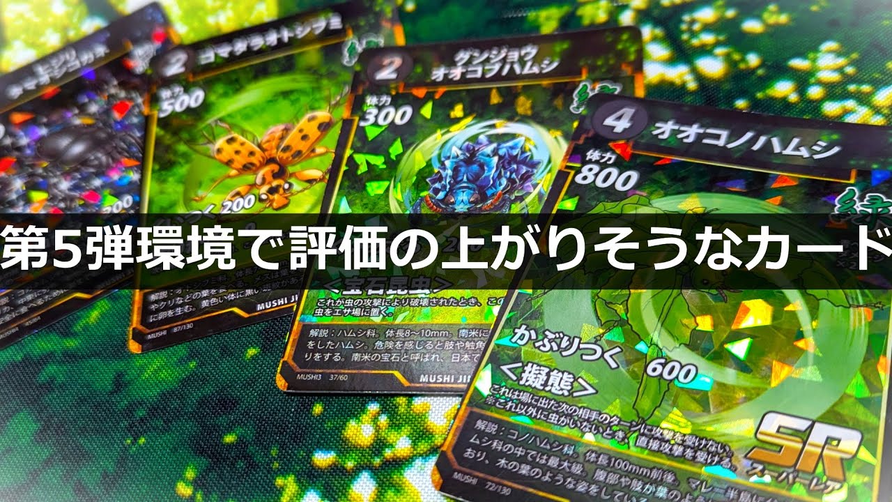 蟲神器】第5弾環境で評価の上がりそうなカード【#蟲和陣伝 804】 - YouTube