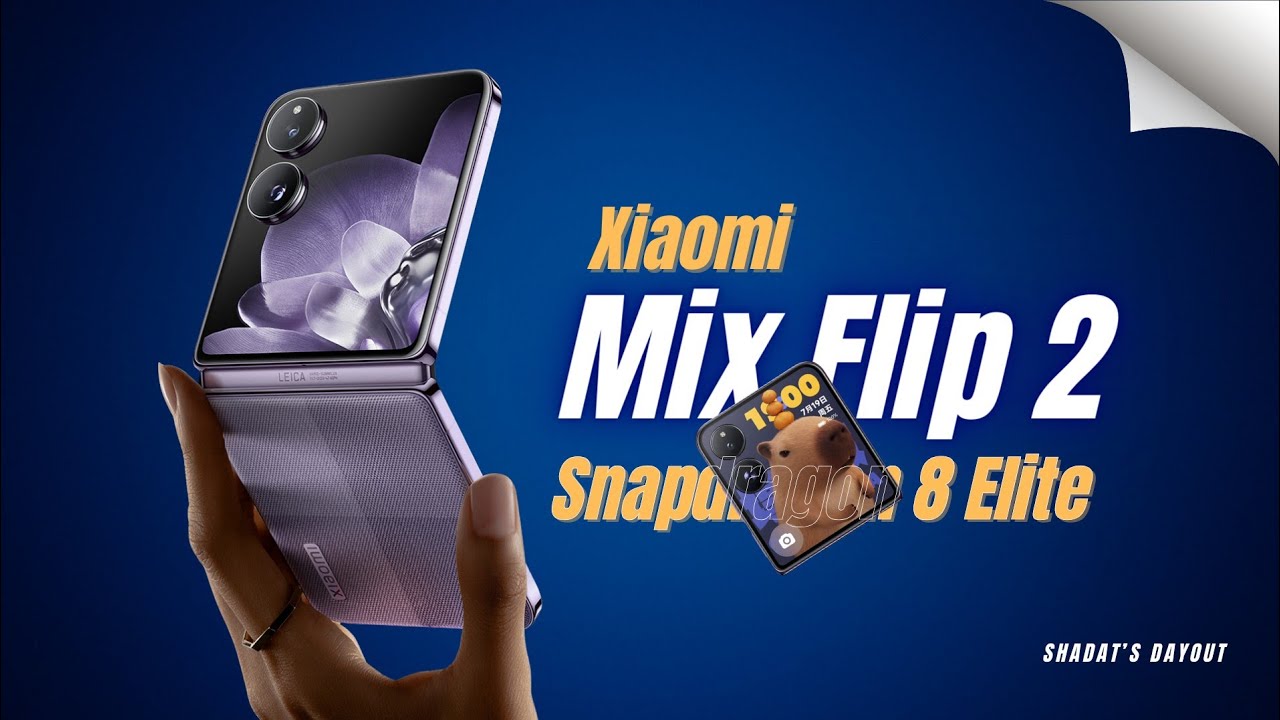 Xiaomi Mix Flip 2 First Look: FINALLY, IT'S OFFICIAL - YouTube