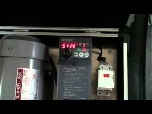 三菱インバーター取扱説明書/学習教材 - YouTube