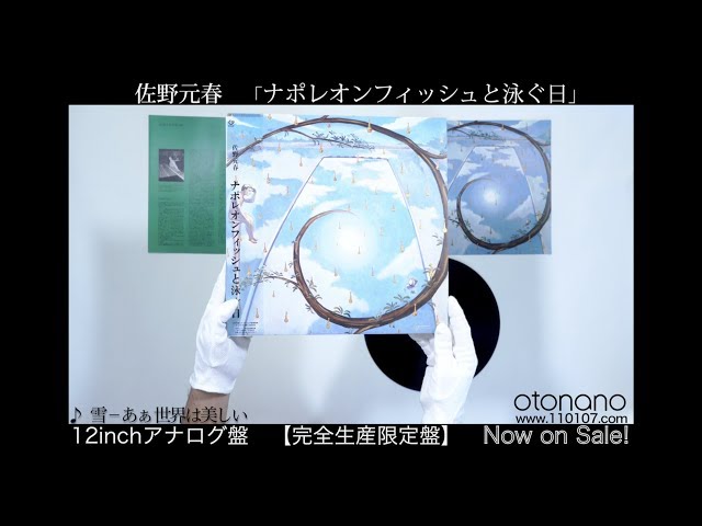 佐野元春 アナログ盤『ナポレオンフィッシュと泳ぐ日』［開封の儀
