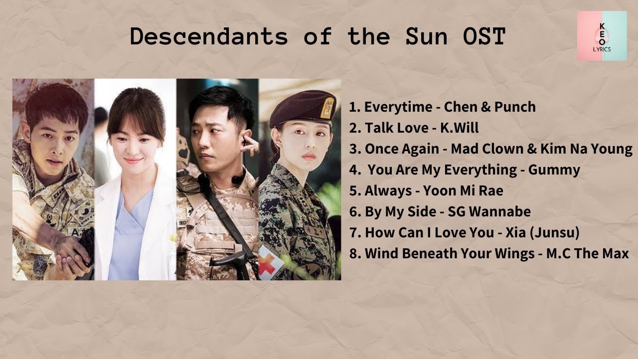 FULL ALBUM ] Descendants of the Sun OST (태양의후예 OST) - YouTube