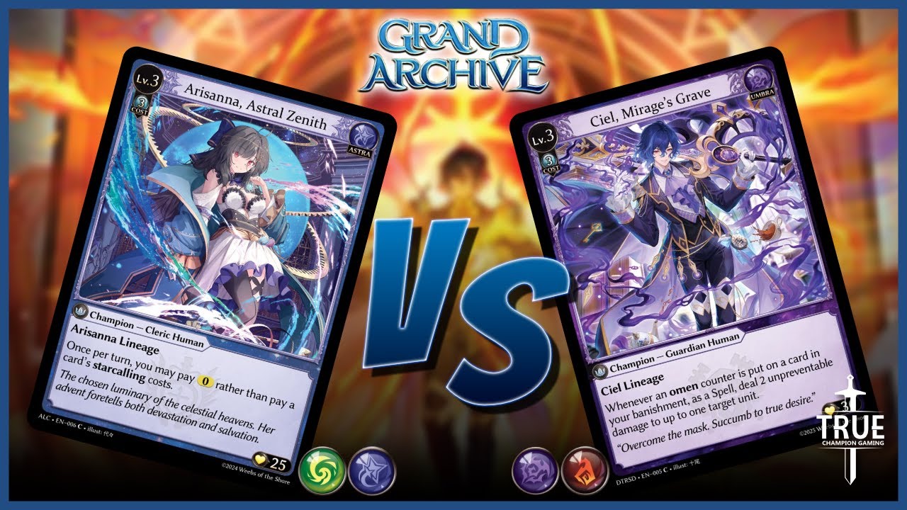 Wind Arisanna Vs Fire CIel | Grand Archive TCG - YouTube