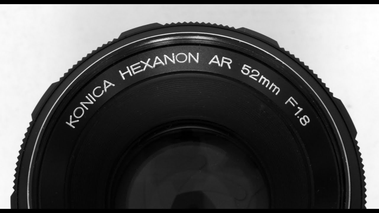 Konica Hexanon AR 52mm f/1.8 Review - YouTube