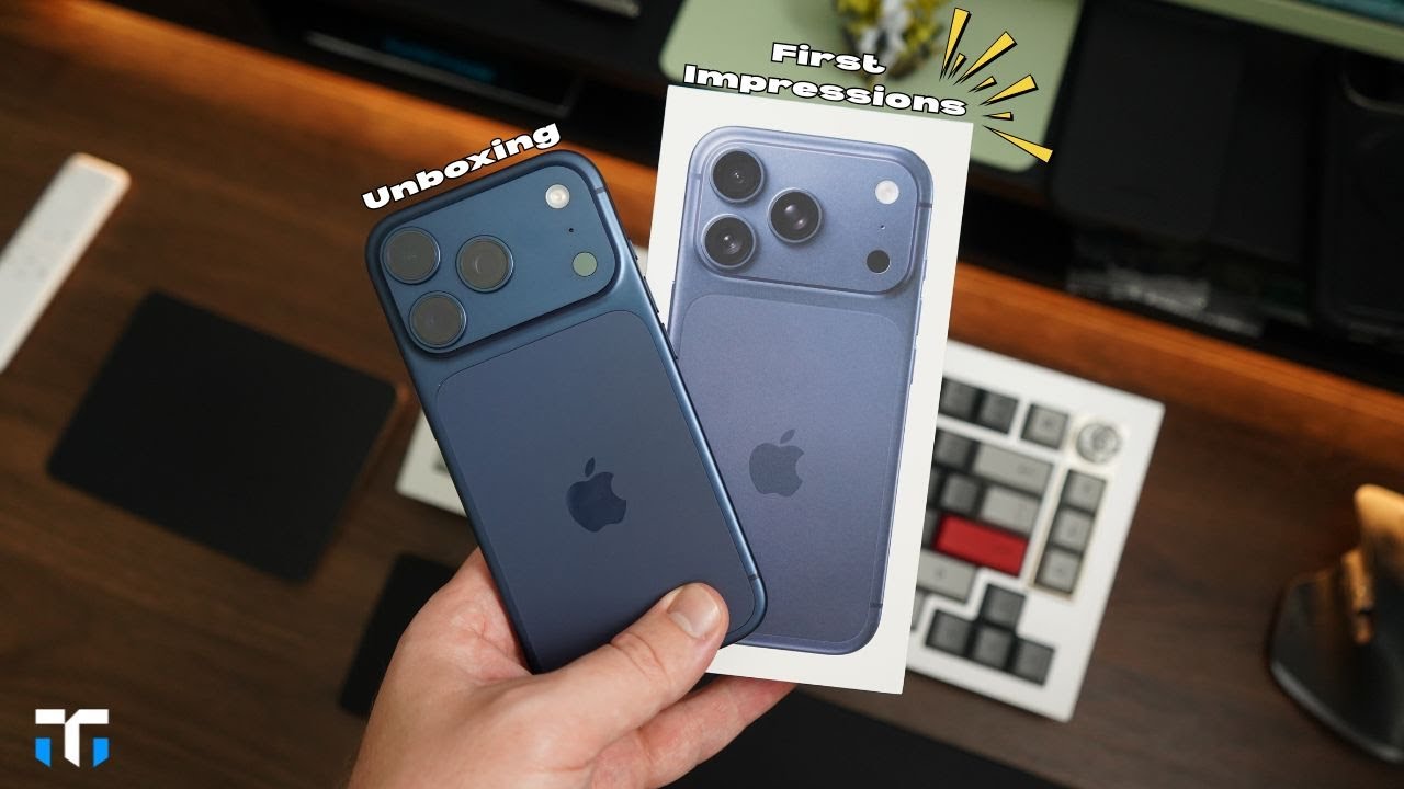 iPhone 17 Pro Deep Blue Unboxing and First Impressions! The Best