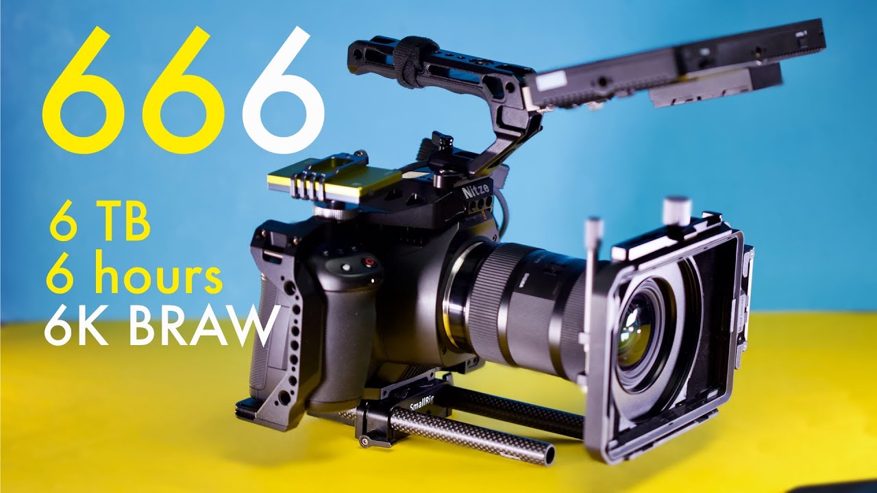 My 2025 MINIMAL Blackmagic Pocket 6K PRO Rig - YouTube