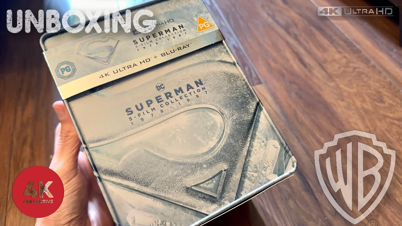 Superman 5-Film 4K UltraHD Blu-ray steelbook limited collection