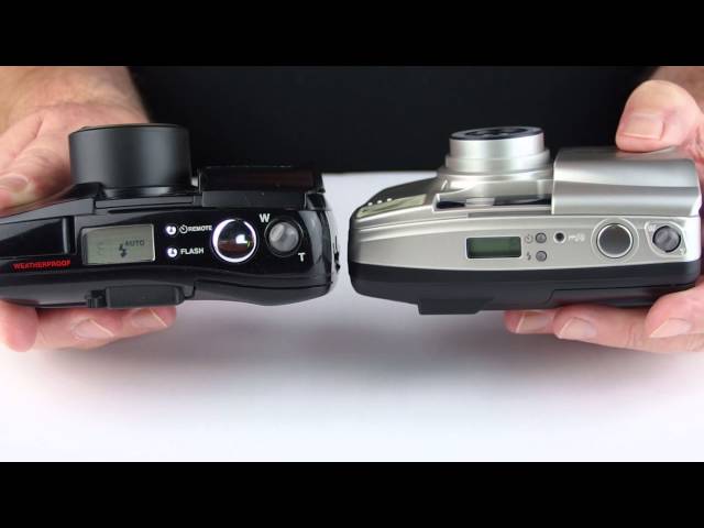 Oly35mm Review - mju Zoom 105 vs Superzoom 105G - YouTube