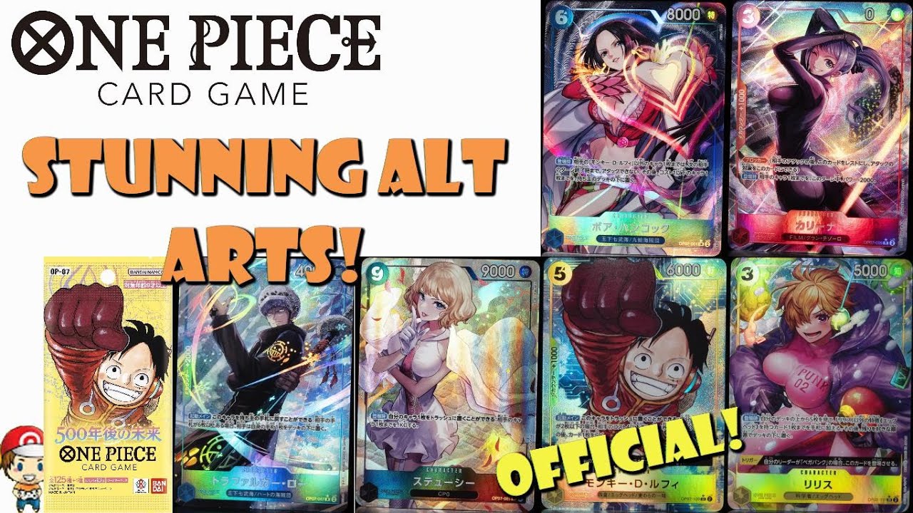 Stunning Alternate Arts from OP-07 Officially Revealed! 500 Years