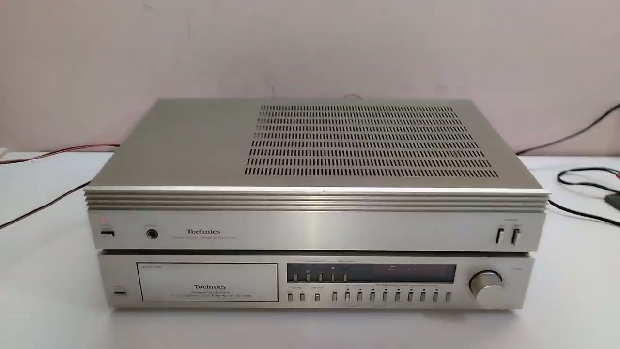 Technics SE-A808 power amplifier and ST-K808 tuner pre amplifier