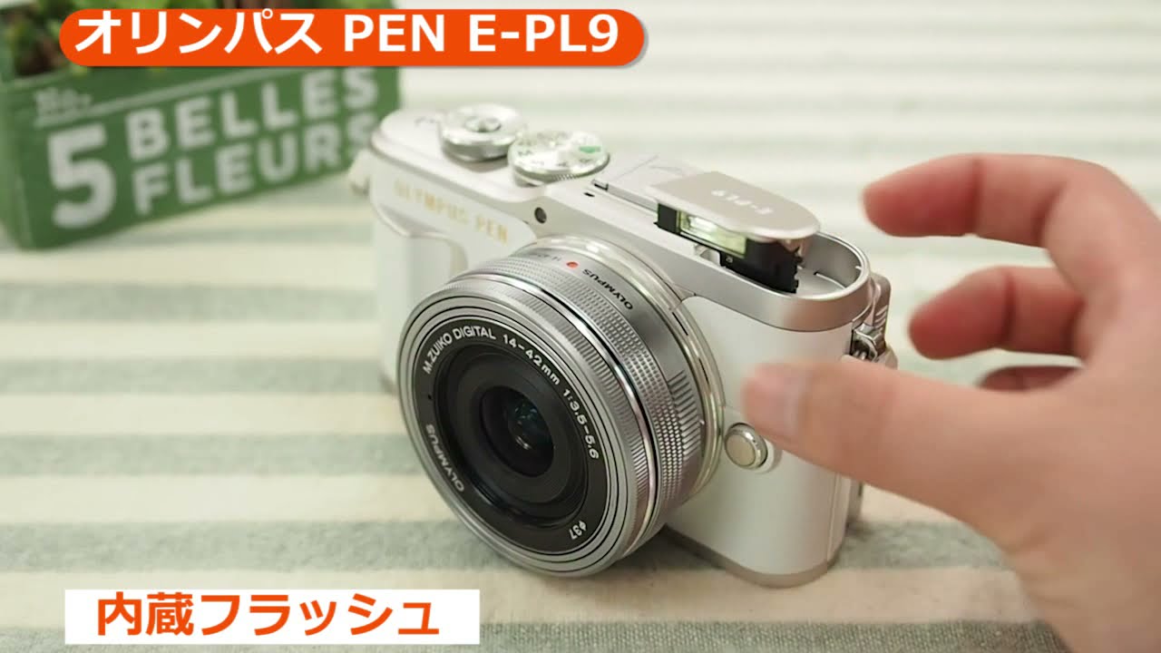 オリンパス PEN E-PL9 EZダブルズームキット ホワイト | ミラーレス一眼