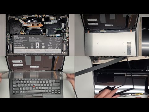 7th Gen Lenovo ThinkPad X1 Carbon Disassembly SSD Hard Drive