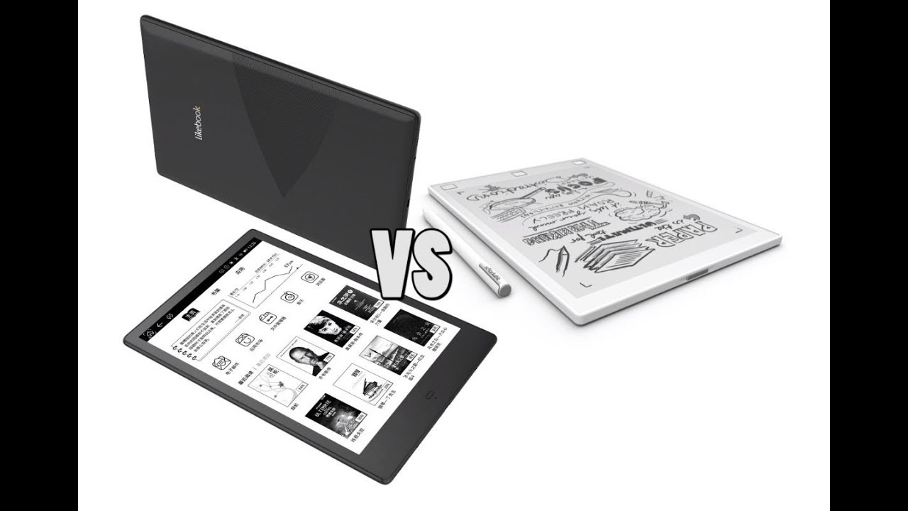 Remarkable vs Boyue Likebook Alita Comparison - YouTube