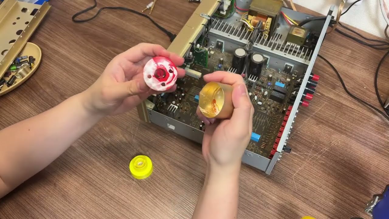 DENON PMA-390ⅲ インプットセレクター 動作不良修理 - YouTube