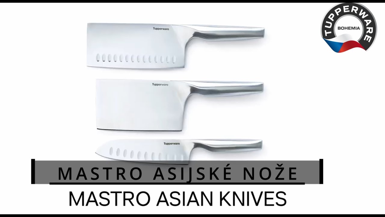 Tupperware nože Mastro Asia - YouTube