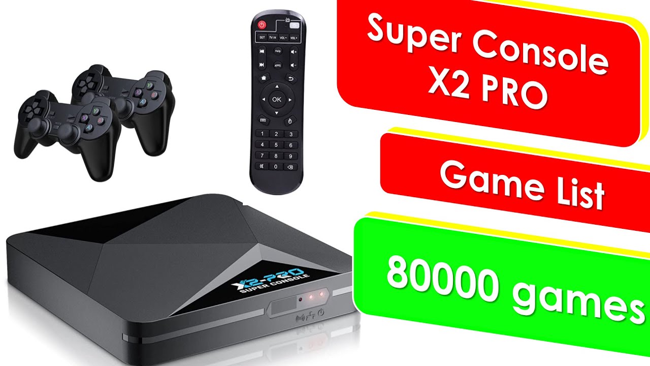 Super Console x2 PRO GAME LIST - YouTube
