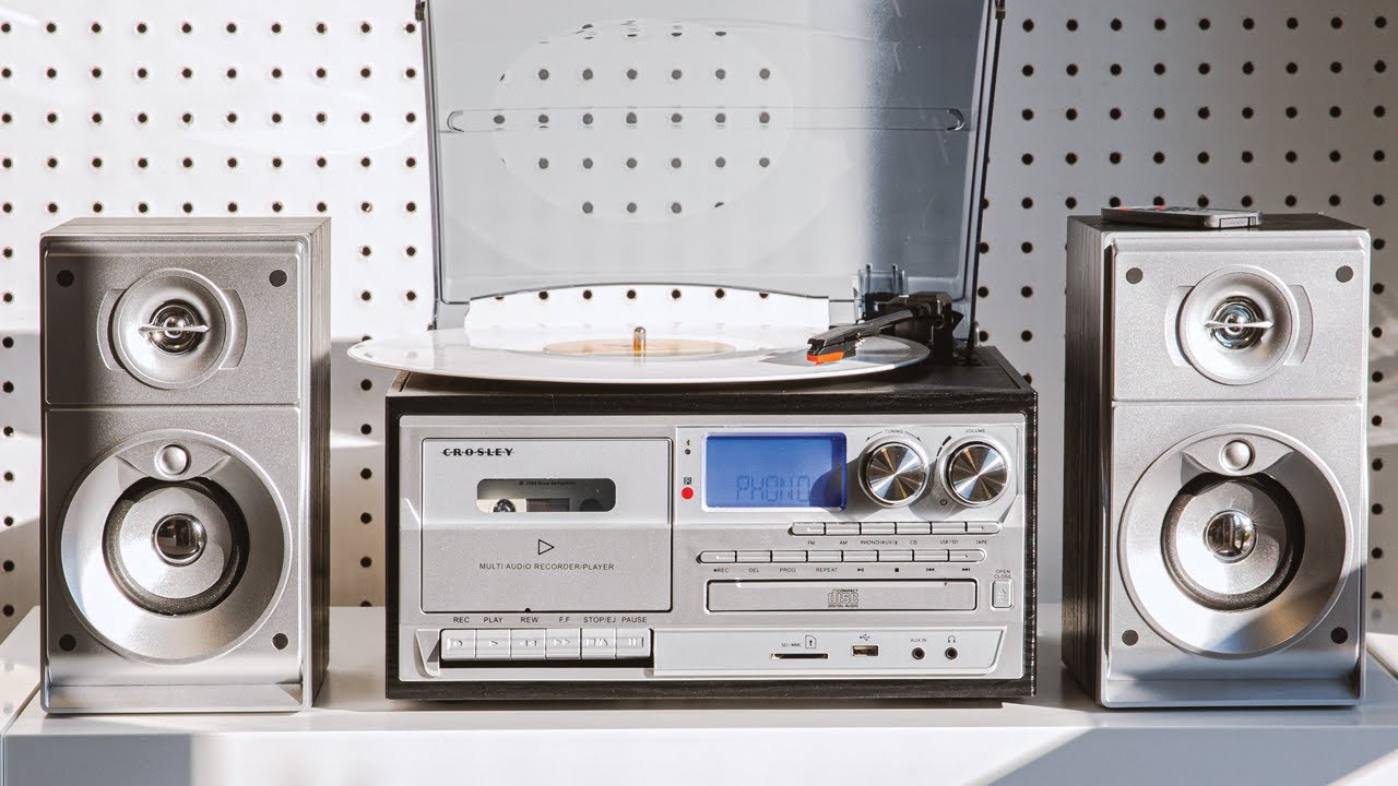 Eclipse 9-in-1 Record Player With Speakers | Crosley Radio