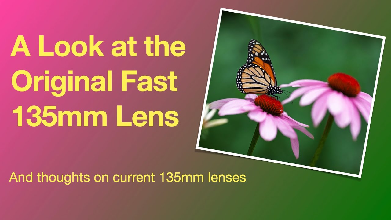 A Look at the Original 135mm f2 L Lens - YouTube
