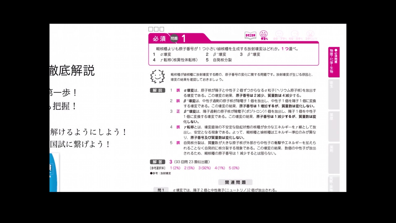 青本 9教科 106回対策 2021年版 第106回薬剤師国家試験 回数別既出問題